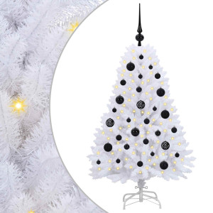 Árbol de Navidad artificial con ramas articuladas 120 cm H