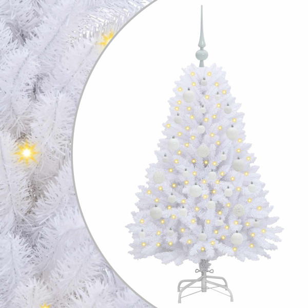 Árbol de Navidad artificial con ramas articuladas 120 cm M 2