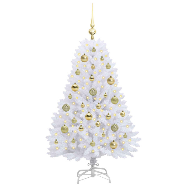 Árbol de Navidad artificial con ramas articuladas 120 cm M 3