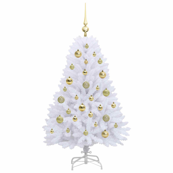 Árbol de Navidad artificial con ramas articuladas 120 cm M 4