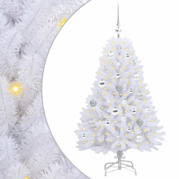 Árbol de Navidad artificial con ramas articuladas 120 cm M 2