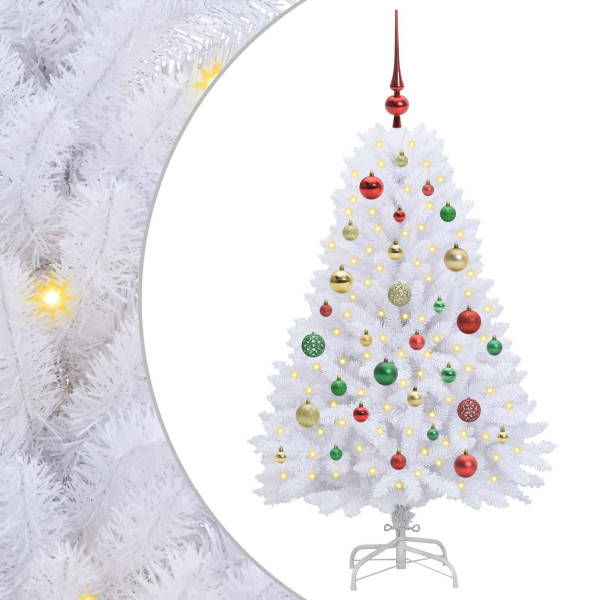 Árbol de Navidad artificial con ramas articuladas 120 cm M 2