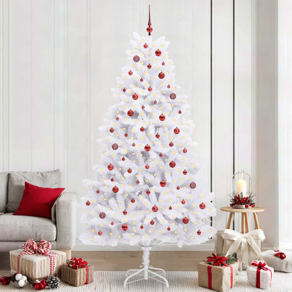 Árbol de Navidad artificial con ramas articuladas 240 cm D
