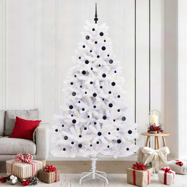 Árbol de Navidad artificial con ramas articuladas 240 cm D