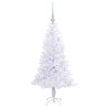 Árbol de Navidad artificial con 150 LED 120 cm PVC y Acero 4