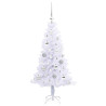 Árbol de Navidad artificial con 150 LED 120 cm PVC y Acero 4