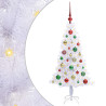 Árbol de Navidad artificial con 150 LED 120 cm PVC y Acero 2