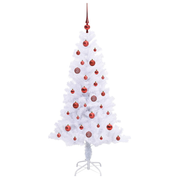 Árbol de Navidad artificial con 150 LED 150 cm PVC y Acero M 4