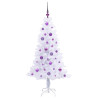 Árbol de Navidad artificial con 150 LED 150 cm PVC y Acero 4