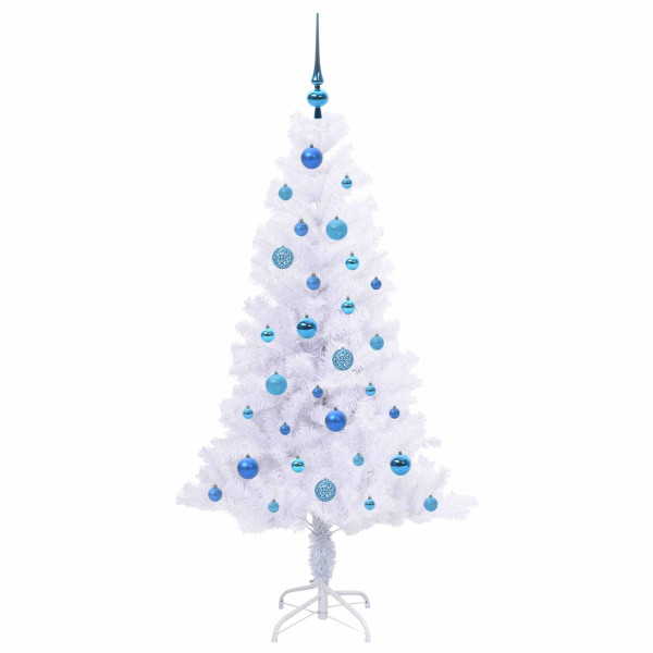 Árbol de Navidad artificial con 150 LED 150 cm PVC y Acero M 4