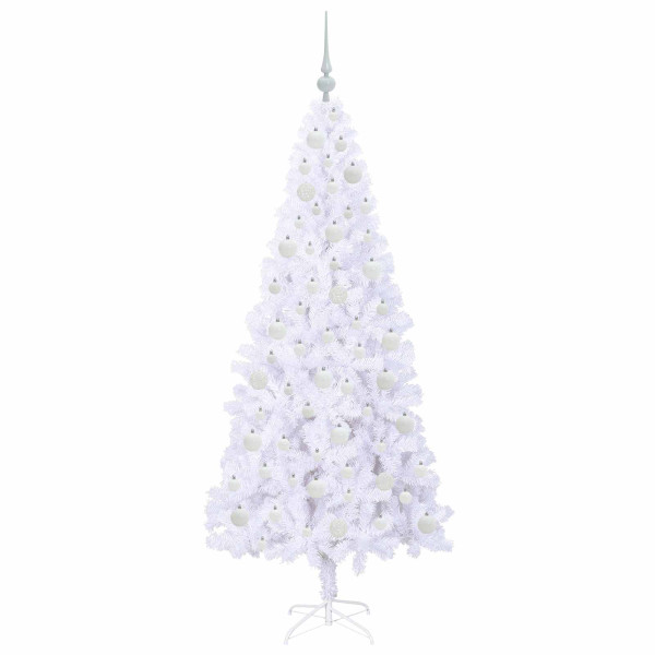 Árbol de Navidad artificial con 300 LED 180 cm PVC y Acero M 4