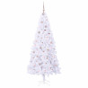 Árbol de Navidad artificial con 300 LED 210 cm PVC y Acero 4