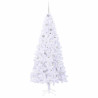 Árbol de Navidad artificial con 300 LED 210 cm PVC y Acero 4