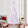 Árbol de Navidad artificial con 300 LED 210 cm PVC y Acero 1