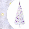 Árbol de Navidad artificial con 300 LED 210 cm PVC y Acero 2