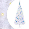 Árbol de Navidad artificial con 300 LED 210 cm PVC y Acero 2