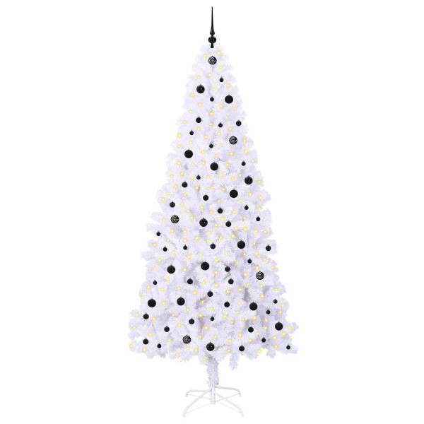 Árbol de Navidad artificial con 300 LED 240 cm PVC y Acero M 3