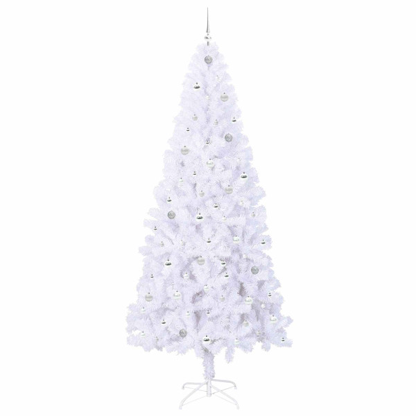 Árbol de Navidad artificial con 300 LED 240 cm PVC y Acero M 4