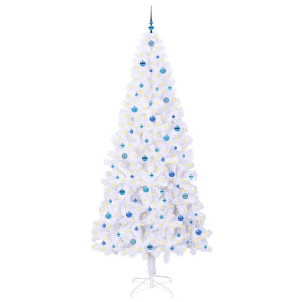 Árbol de Navidad artificial con 300 LED 240 cm PVC y Acero M 3