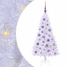 Árbol de Navidad artificial con 150 LED 120 cm PVC y Acero 2