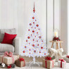 Árbol de Navidad artificial con 150 LED 150 cm PVC y Acero 1