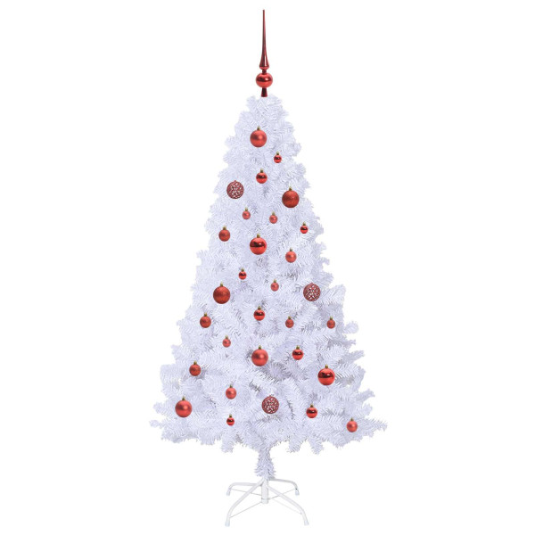 Árbol de Navidad artificial con 150 LED 150 cm PVC y Acero M 4