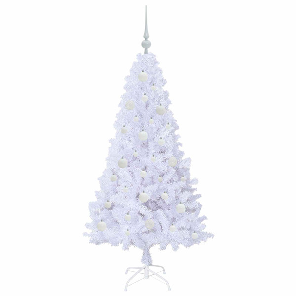 Árbol de Navidad artificial con 150 LED 150 cm PVC y Acero M 4