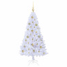 Árbol de Navidad artificial con 150 LED 150 cm PVC y Acero 4