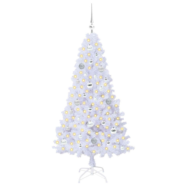 Árbol de Navidad artificial con 150 LED 150 cm PVC y Acero M 3