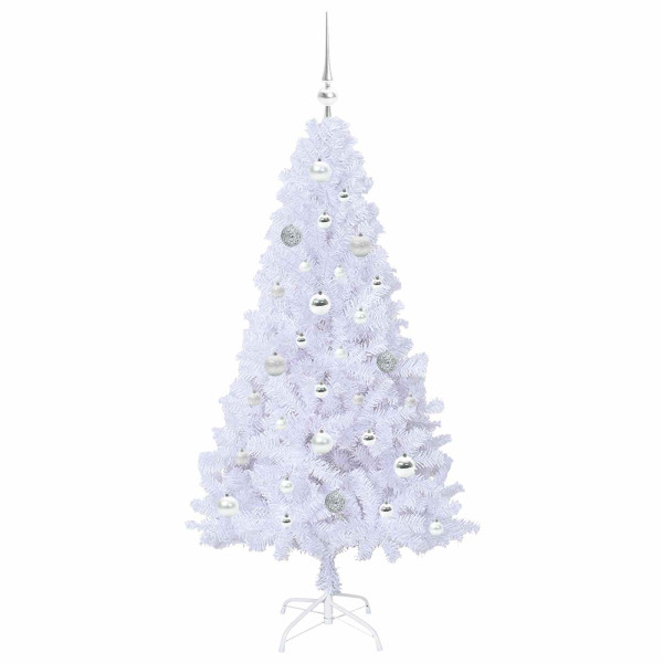 Árbol de Navidad artificial con 150 LED 150 cm PVC y Acero M 4