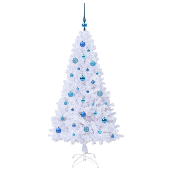 Árbol de Navidad artificial con 150 LED 150 cm PVC y Acero M 4