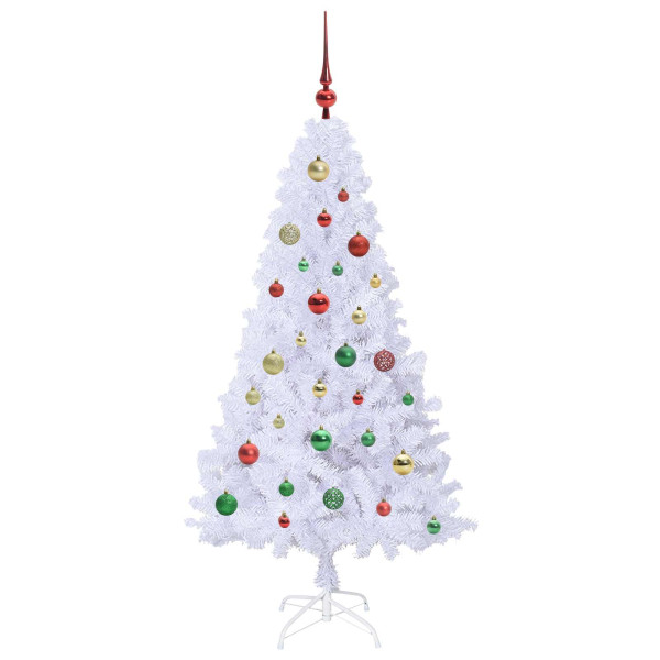 Árbol de Navidad artificial con 150 LED 150 cm PVC y Acero M 5