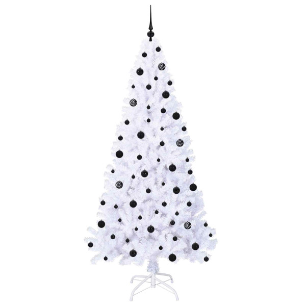Árbol de Navidad artificial con 300 LED 210 cm PVC y Acero M 3