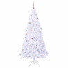 Árbol de Navidad artificial con 300 LED 210 cm PVC y Acero 4