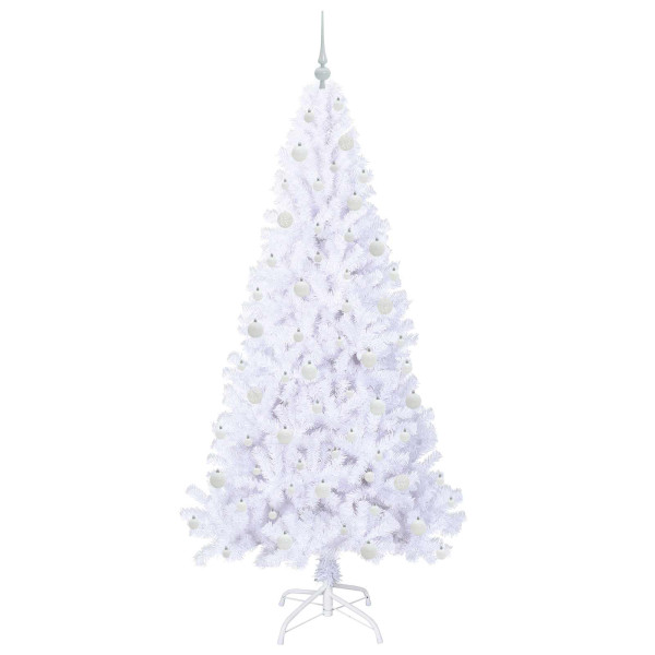 Árbol de Navidad artificial con 300 LED 210 cm PVC y Acero M 4