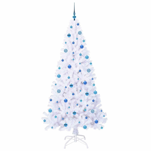 Árbol de Navidad artificial con 300 LED 210 cm PVC y Acero M 4