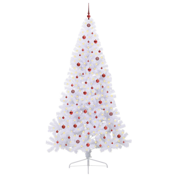 Árbol de Navidad artificial con 300 LED 240 cm PVC y Acero M 3