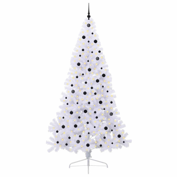 Árbol de Navidad artificial con 300 LED 240 cm PVC y Acero M 3
