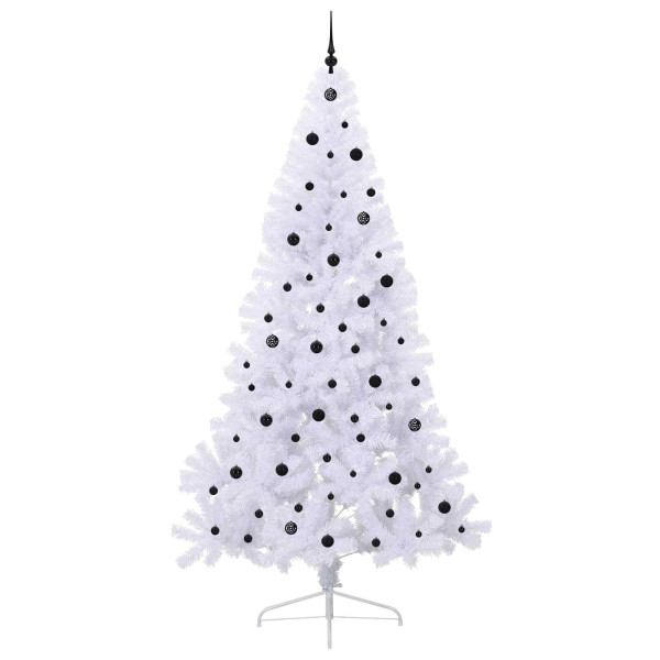 Árbol de Navidad artificial con 300 LED 240 cm PVC y Acero M 4