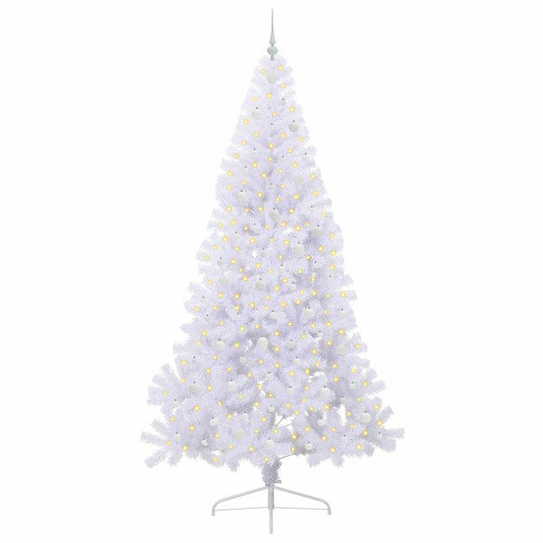 Árbol de Navidad artificial con 300 LED 240 cm PVC y Acero M 3