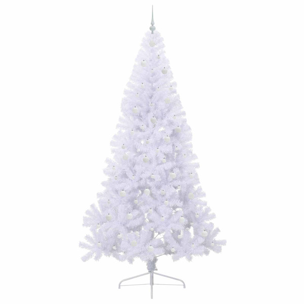 Árbol de Navidad artificial con 300 LED 240 cm PVC y Acero M 4