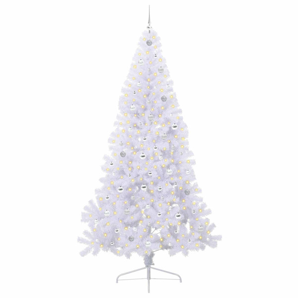 Árbol de Navidad artificial con 300 LED 240 cm PVC y Acero M 3