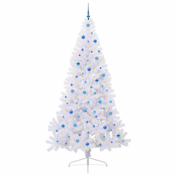 Árbol de Navidad artificial con 300 LED 240 cm PVC y Acero M 3