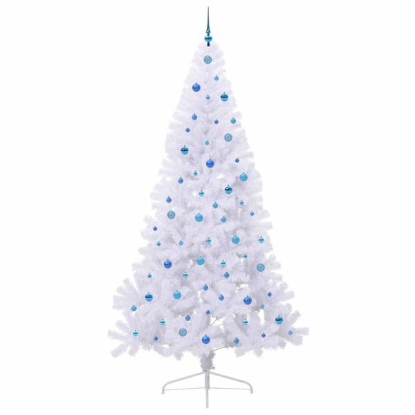 Árbol de Navidad artificial con 300 LED 240 cm PVC y Acero M 4