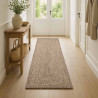 Alfombra Natural y negro 60 x 110 cm yute 2