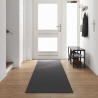 Runner de Alfombra Gris oscuro 80 x 500 cm 100% Polipropileno 1