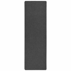 Runner de Alfombra Gris oscuro 80 x 500 cm 100% Polipropileno H