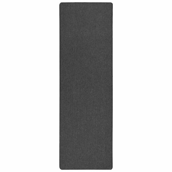 Runner de Alfombra Gris oscuro 80 x 500 cm 100% Polipropileno M 2