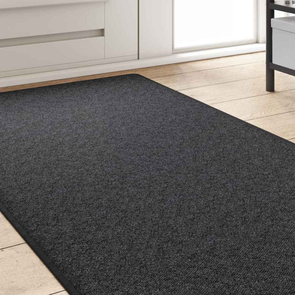 Runner de Alfombra Gris oscuro 80 x 500 cm 100% Polipropileno M 3