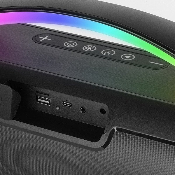 Altavoz con bluetooth Mars gaming ms-pulse negro M 4